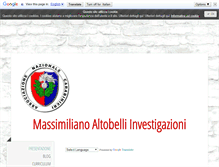 Tablet Screenshot of investigatore-privato-roma.com